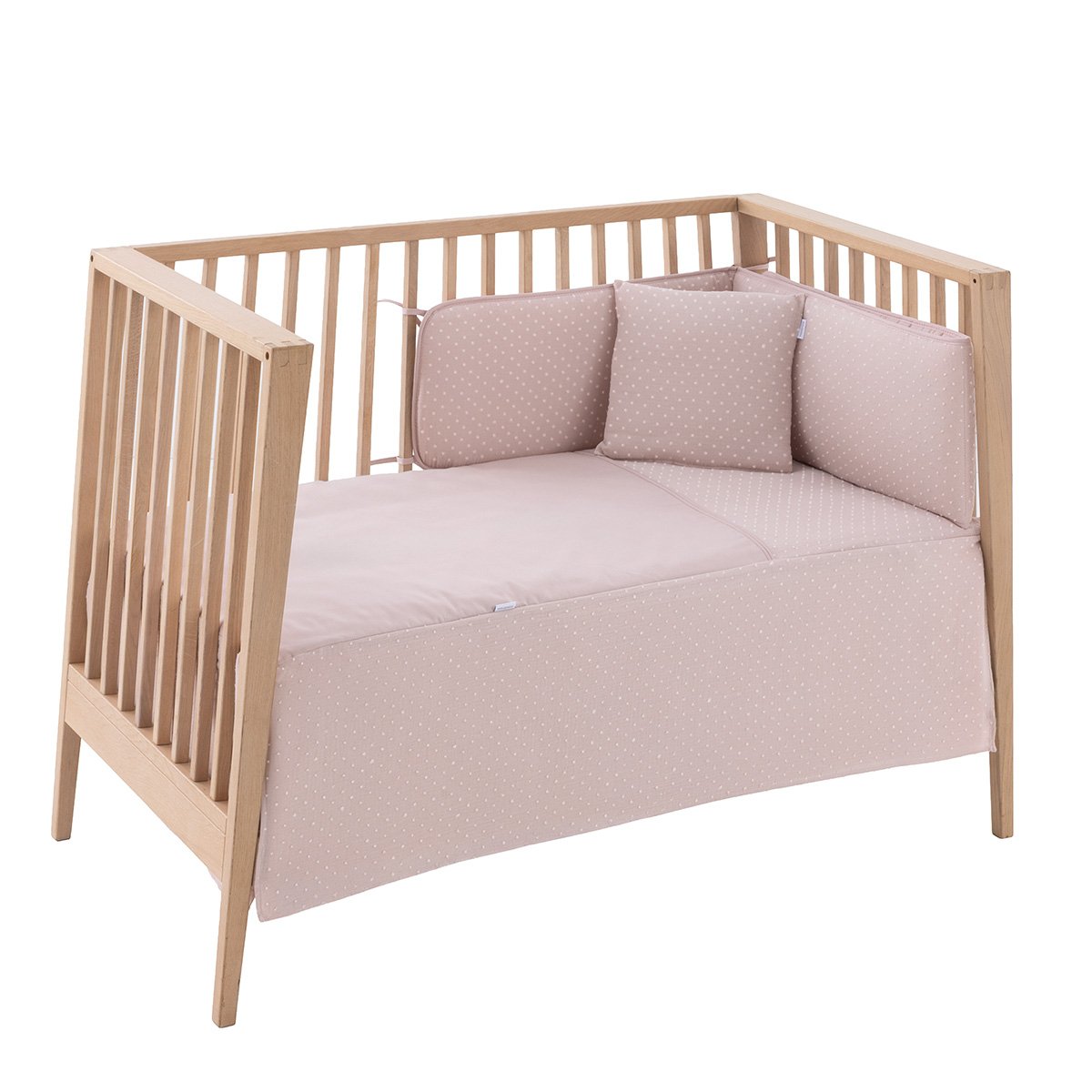 JGO 2 PCS.COLCHA I-V. CUNA 60 UNIC ROSA 60x120x3 CM& Cambrass