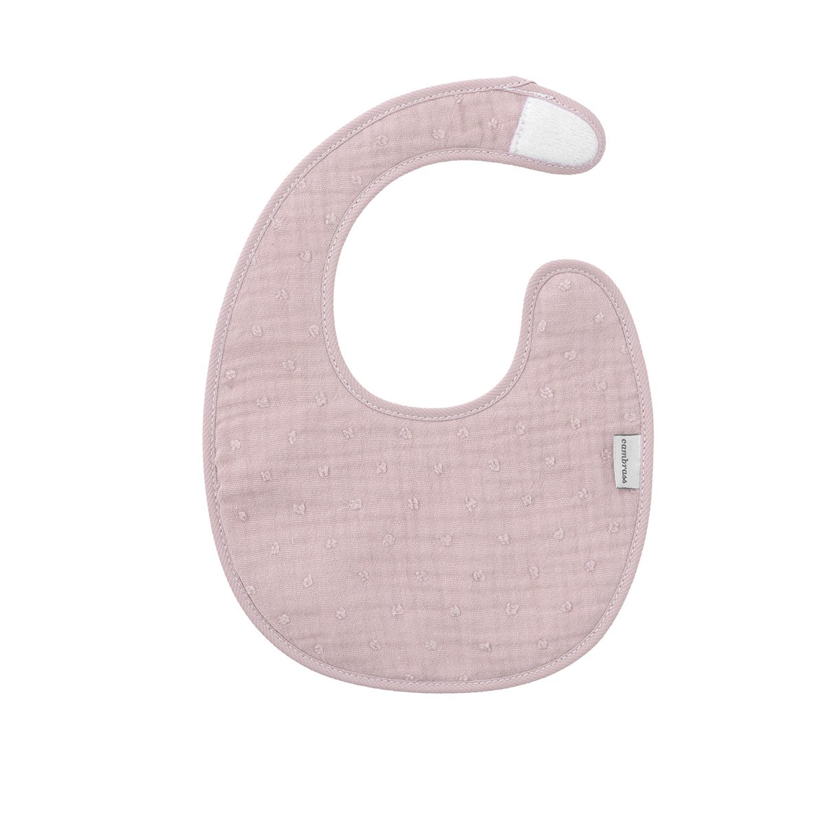 BABERO REDONDO CON VELCRO UNIC ROSA 16x19x1 CM& Cambrass