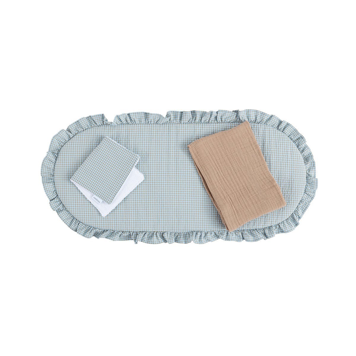 PACK COLCHONETA CAPAZO TAYLOR AZUL 35x75x1 CM& Cambrass