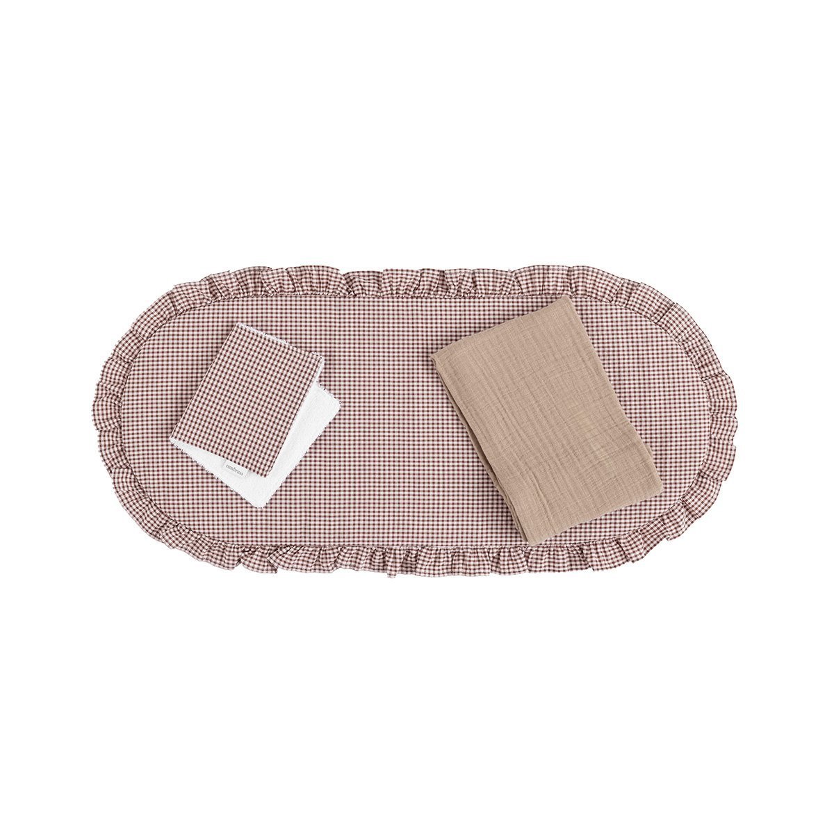 PACK COLCHONETA CAPAZO TAYLOR ROSA 35x75x1 CM& Cambrass