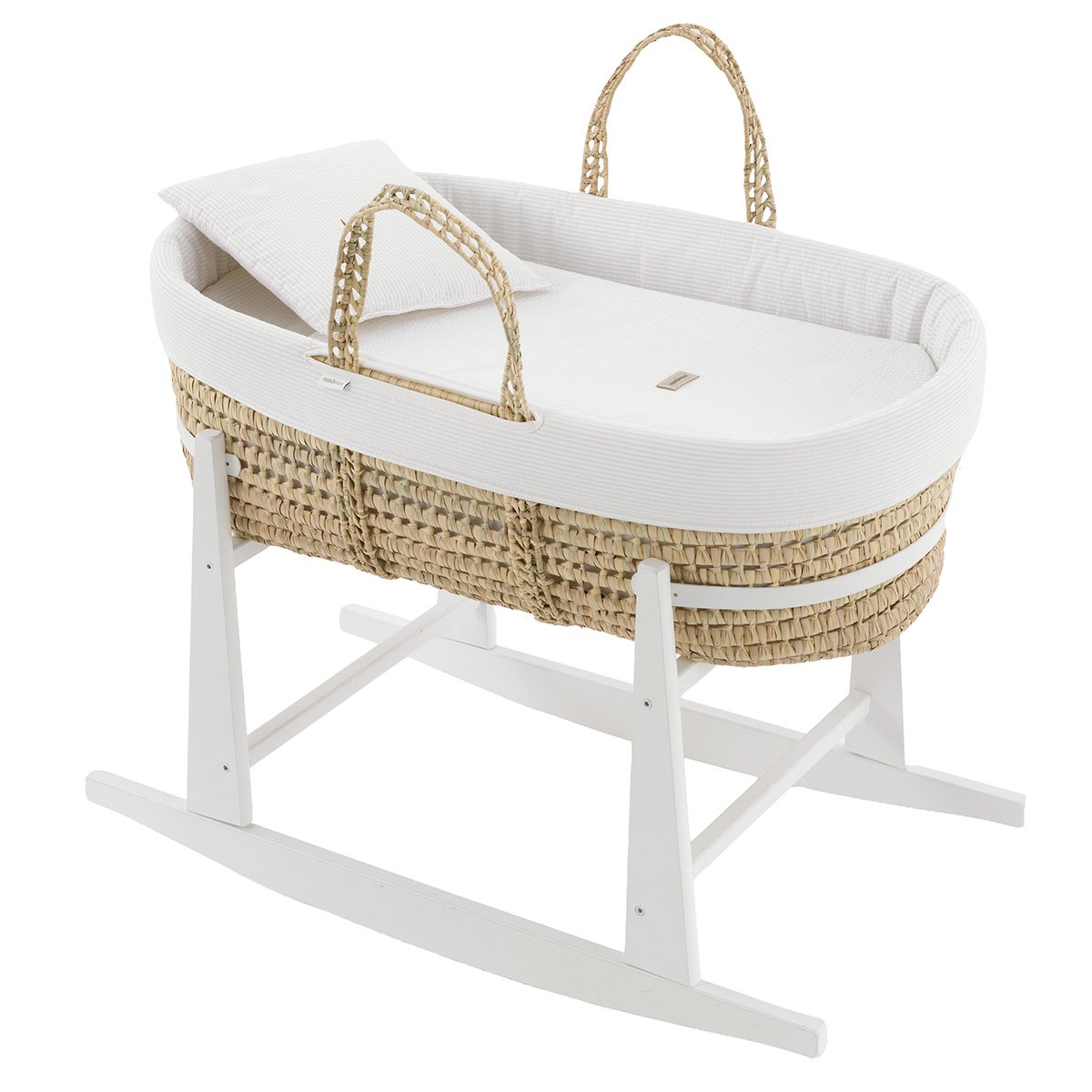 MOISES PALMA ACOLCH+PATA M.BCO REGENT CREMA/BCO 39x80x61 CM& Cambrass