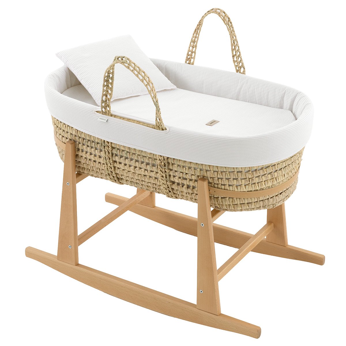 MOISES PALMA ACOLCH+PATA M.NAT REGENT CREMA/NAT 39x80x61 CM& Cambrass