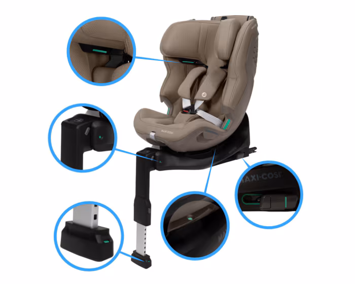 Maxi-Cosi Emerald 360 Plus: silla giratoria de 40 a 150 cm - Imagen 5