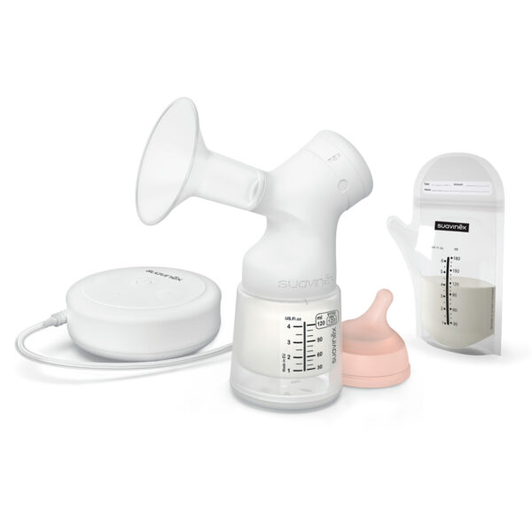 Extractor de leche eléctrico con biberón Zero.Zero 120 ml Suavinex