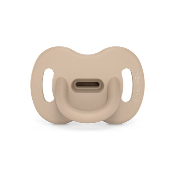 Chupete Fisiológico Todo Silicona SX Pro Suavinex Colour Essence Soft 6-18 Meses Beige