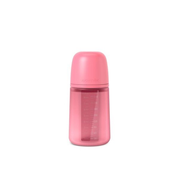 Biberón de silicona 240 ml Suavinex Colour Essence Inten Rosa con tetina fisiológica SX Pro