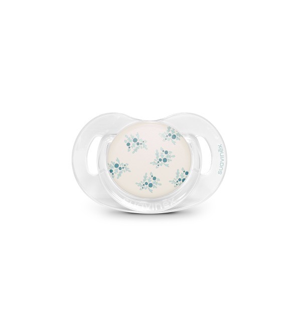 Chupete Fisiológico de Silicona Suavinex Poetry 6-18 Meses Azul