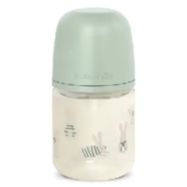 Biberón de Vidrio 120 ml Suavinex Wonderland Conejos Verde