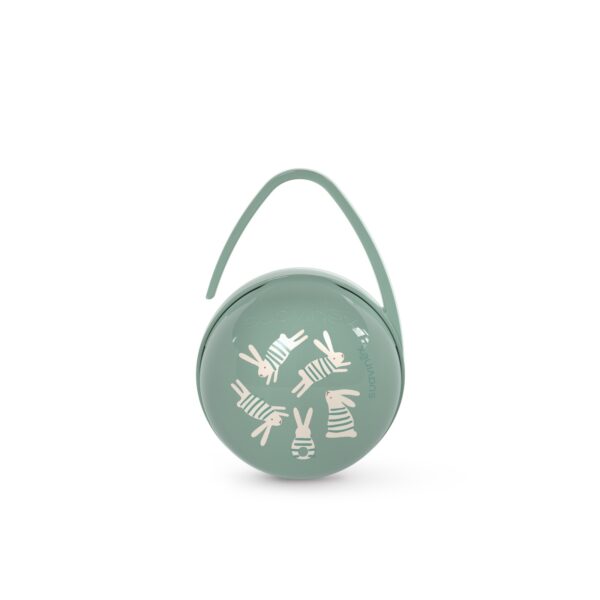 Portachupetes Duo Wonderland Conejos Verde Suavinex