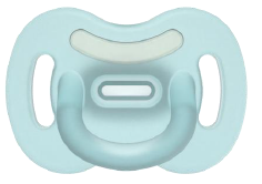 Chupete Fisiológico Todo Silicona Suavinex Night 0-6 Meses Azul