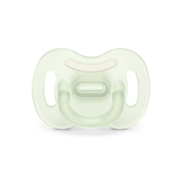 Chupete Fisiológico Todo Silicona Suavinex Night 6-18 Meses Verde