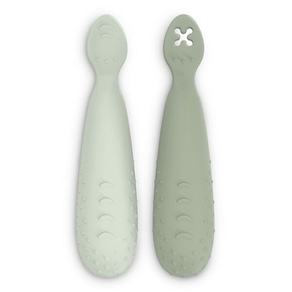 Set 2 Precucharas de Silicona Verde Suavinex