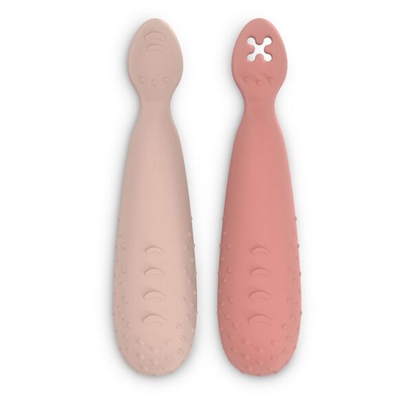 Set 2 Precucharas de Silicona Rosa Suavinex