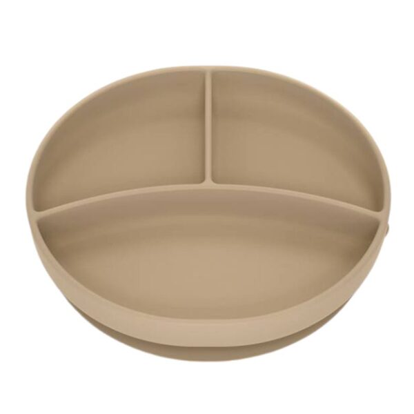 Plato con Divisiones de Silicona Beige Suavinex