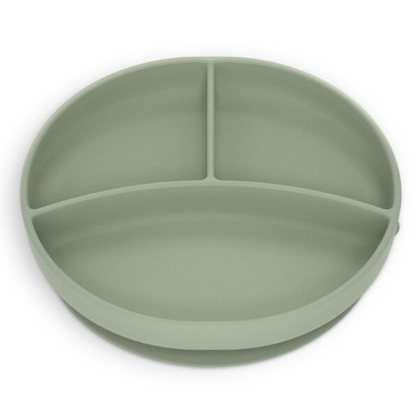 Plato con Divisiones de Silicona Verde Suavinex
