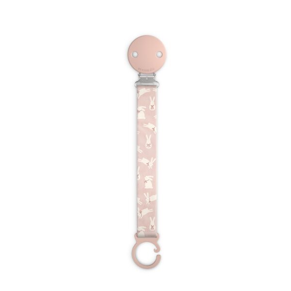 Broche Tela Wonderland Decorado Conejos Rosa Suavinex