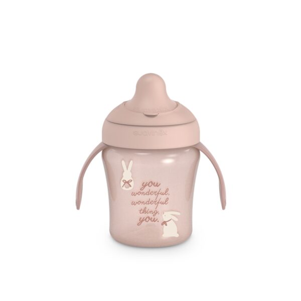Vaso de Aprendizaje Wonderland - 200ml - Rosa Suavinex