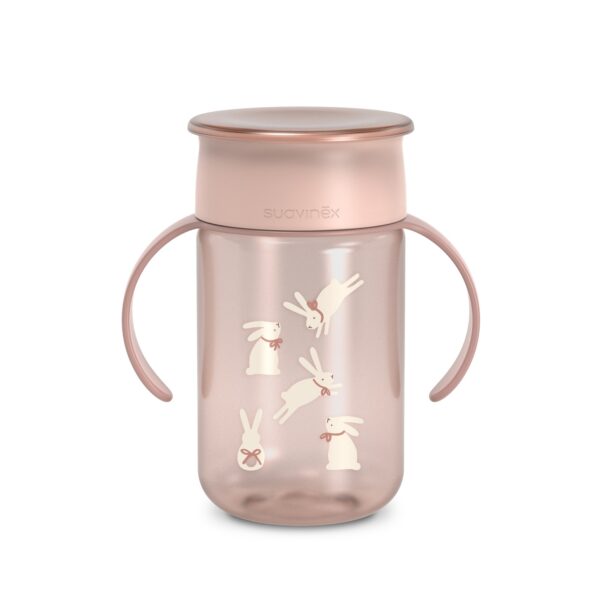 Vaso 360° Wonderland +12m - 340ml - Rosa Suavinex