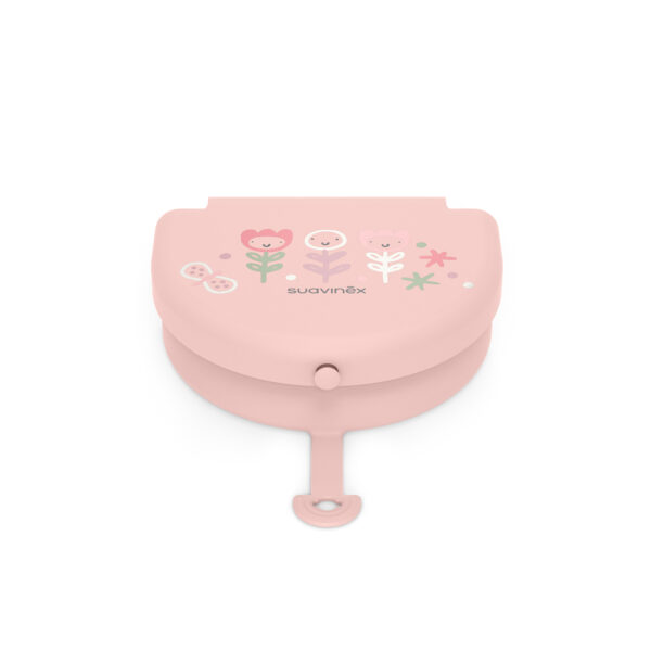 Fiambrera de Silicona Deco Rosa Suavinex