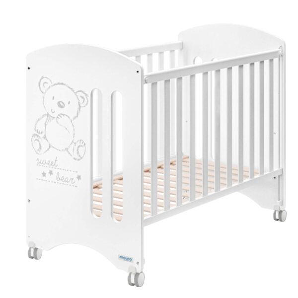Cuna Micuna Sweet Bear Basic 120x60 blanco