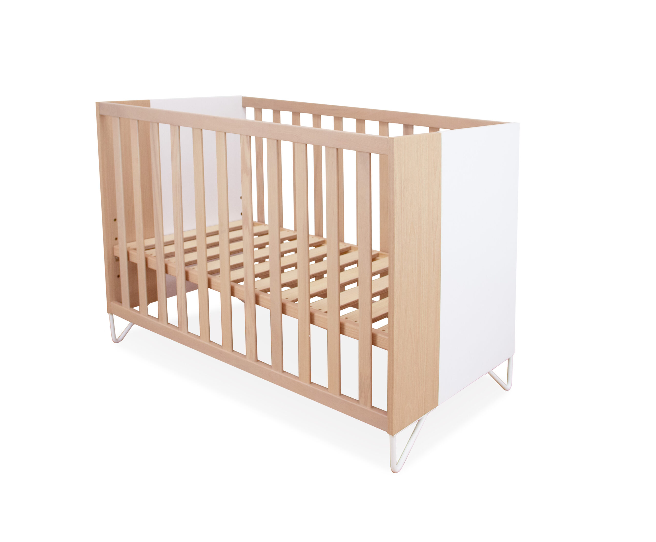 Cuna Micuna Amaia 120x60 madera y blanco - Imagen 2